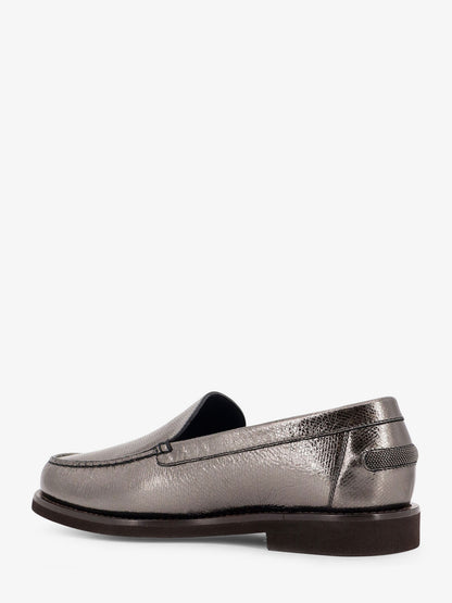 Penny laminated leather loafer thumbnail