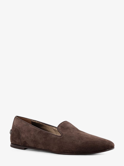 Suede loafers with Monili detail thumbnail