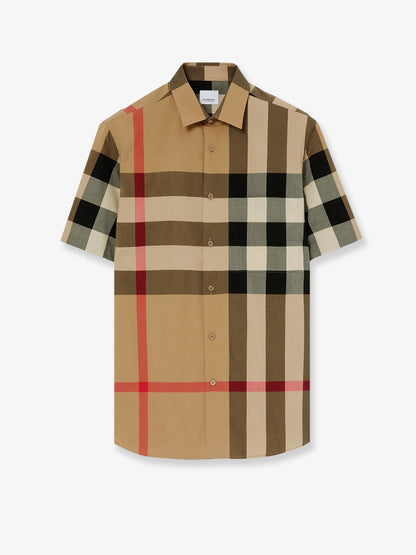 Cotton shirt with check print thumbnail