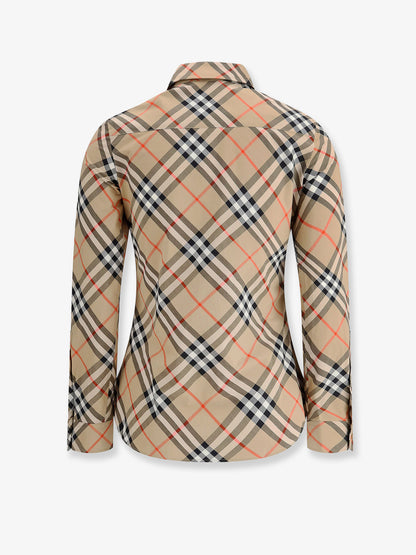 Cotton shirt with Burberry Check motif thumbnail