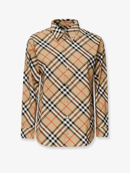 Cotton shirt with Burberry Check motif thumbnail