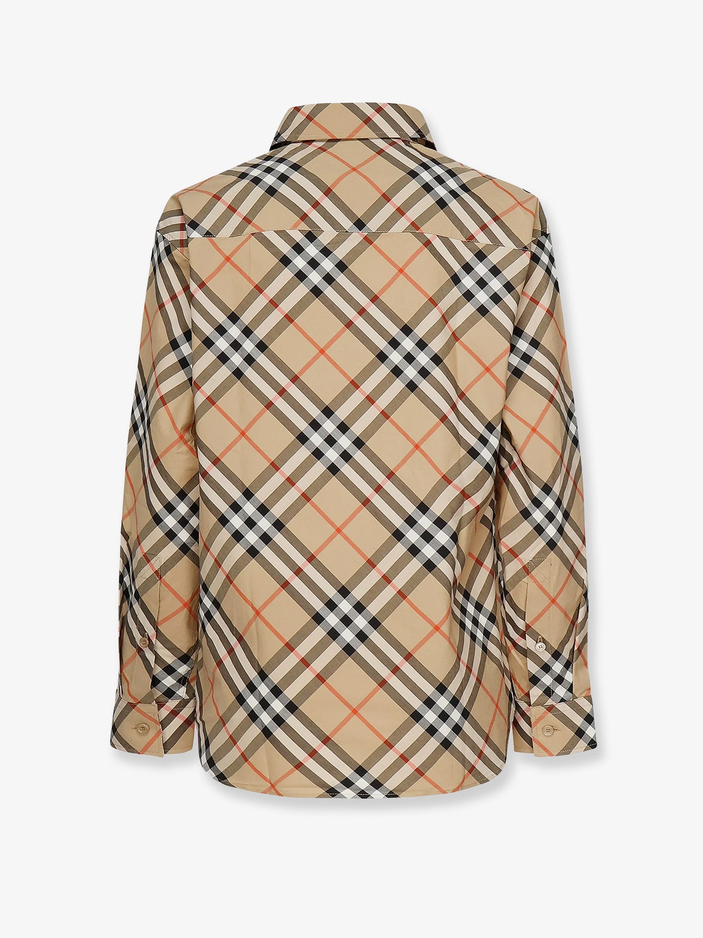 Cotton shirt with Burberry Check motif