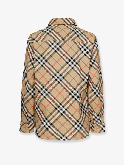 Cotton shirt with Burberry Check motif thumbnail