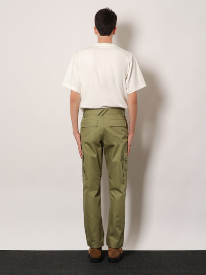 Cotton trousers with Logo embroidery thumbnail