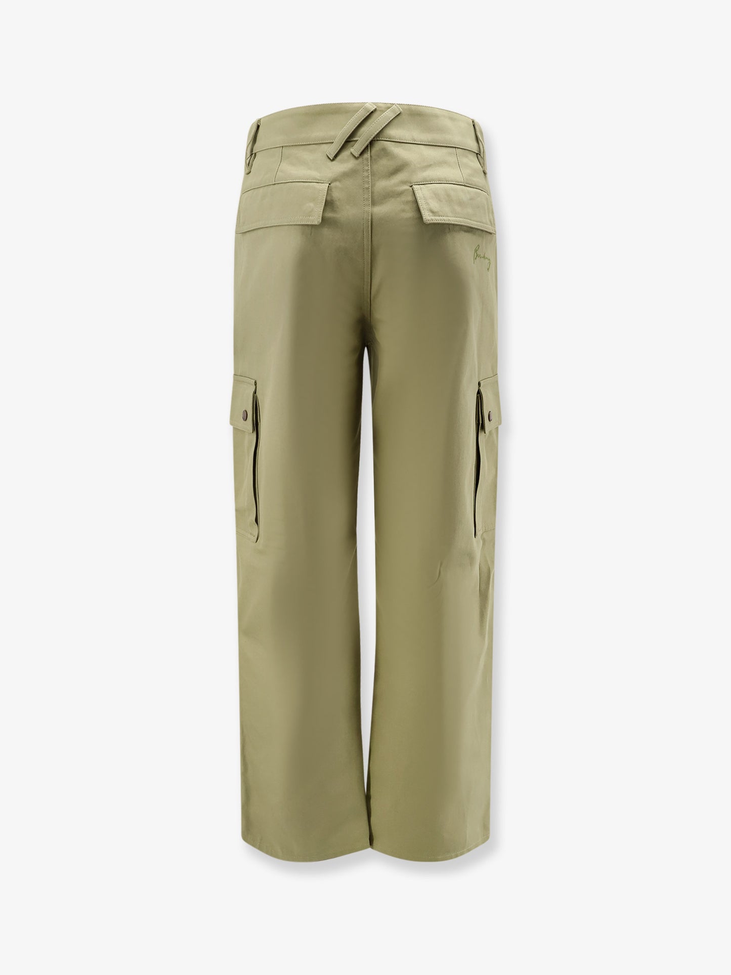 Cotton trousers with Logo embroidery