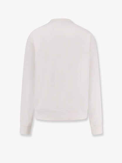 Cotton sweatshirt with logo embroidery thumbnail