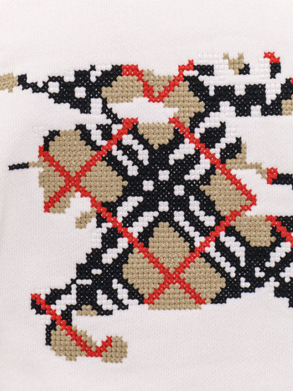 Cotton sweatshirt with logo embroidery thumbnail