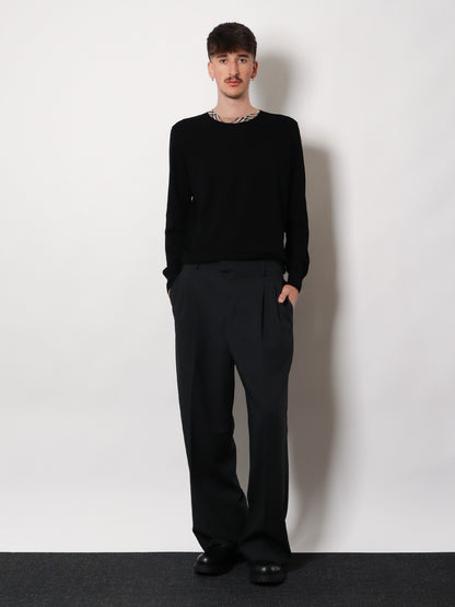 Wool sweater with Check profiles thumbnail