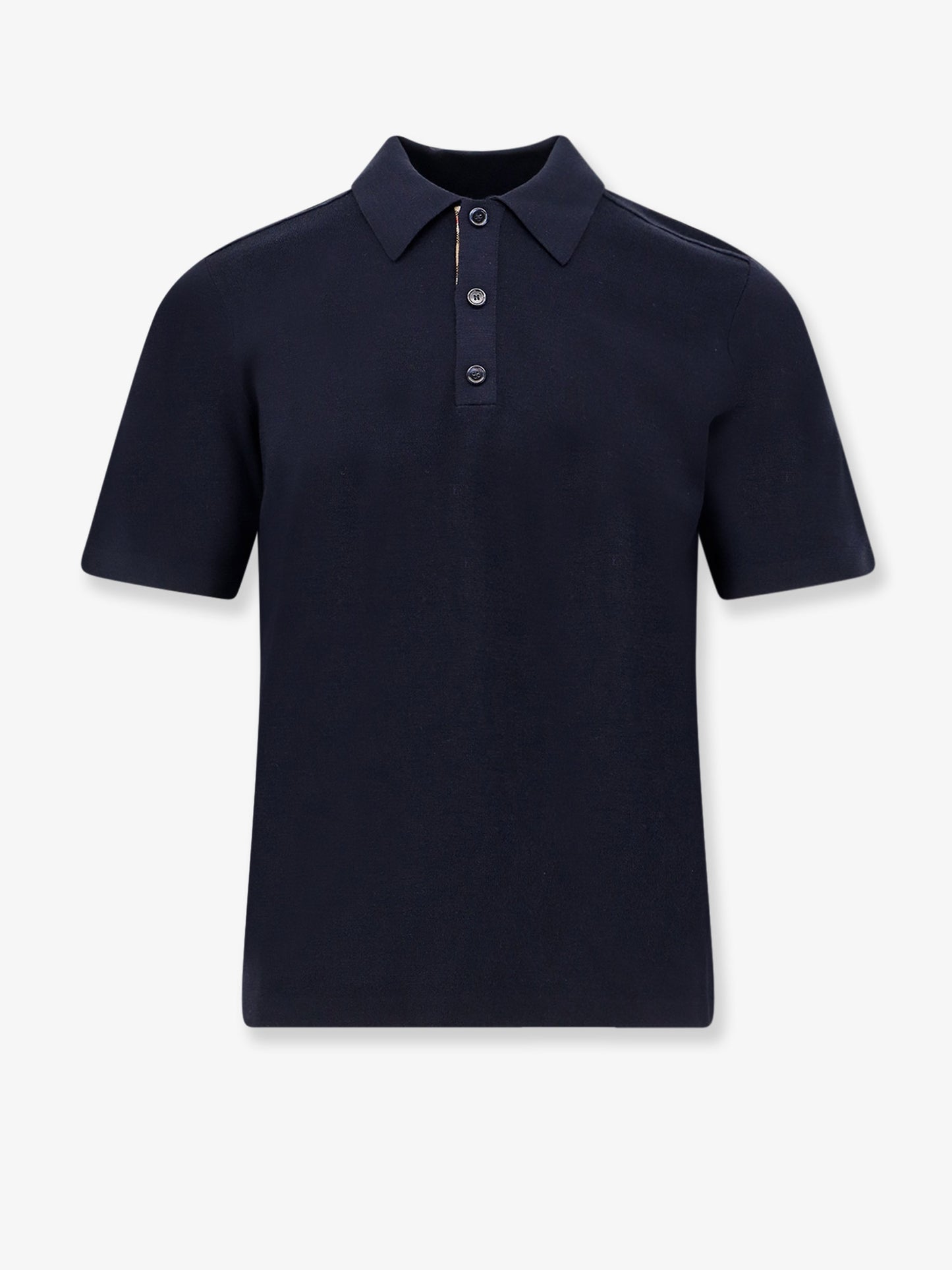 Wool polo shirt