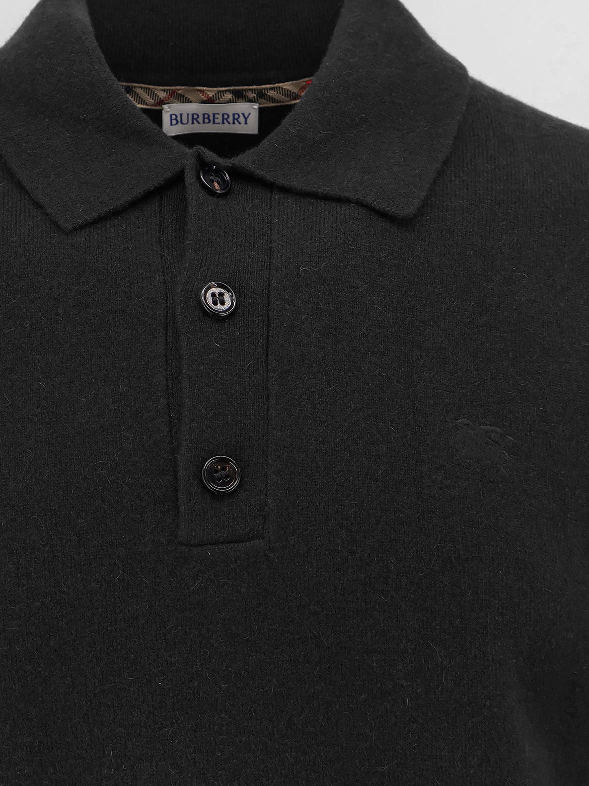 Cashmere polo sweater