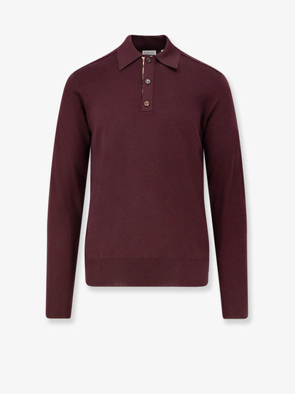 Marcus LS CT wool polo shirt thumbnail