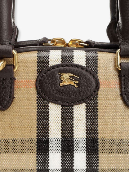 Burberry Check coated canvas shoulder bag thumbnail