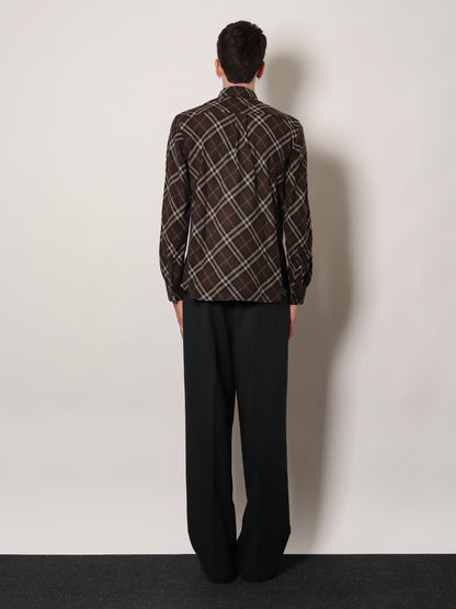 Cotton shirt with Check motif thumbnail