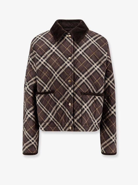 Oldham padded cotton jacket with check pattern
