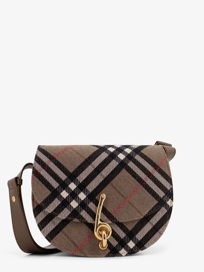 Bridle Canvas and Leather Check Shoulder Bag thumbnail