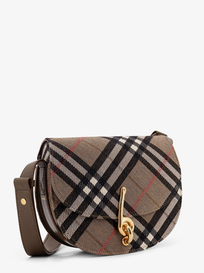 Bridle Canvas and Leather Check Shoulder Bag thumbnail