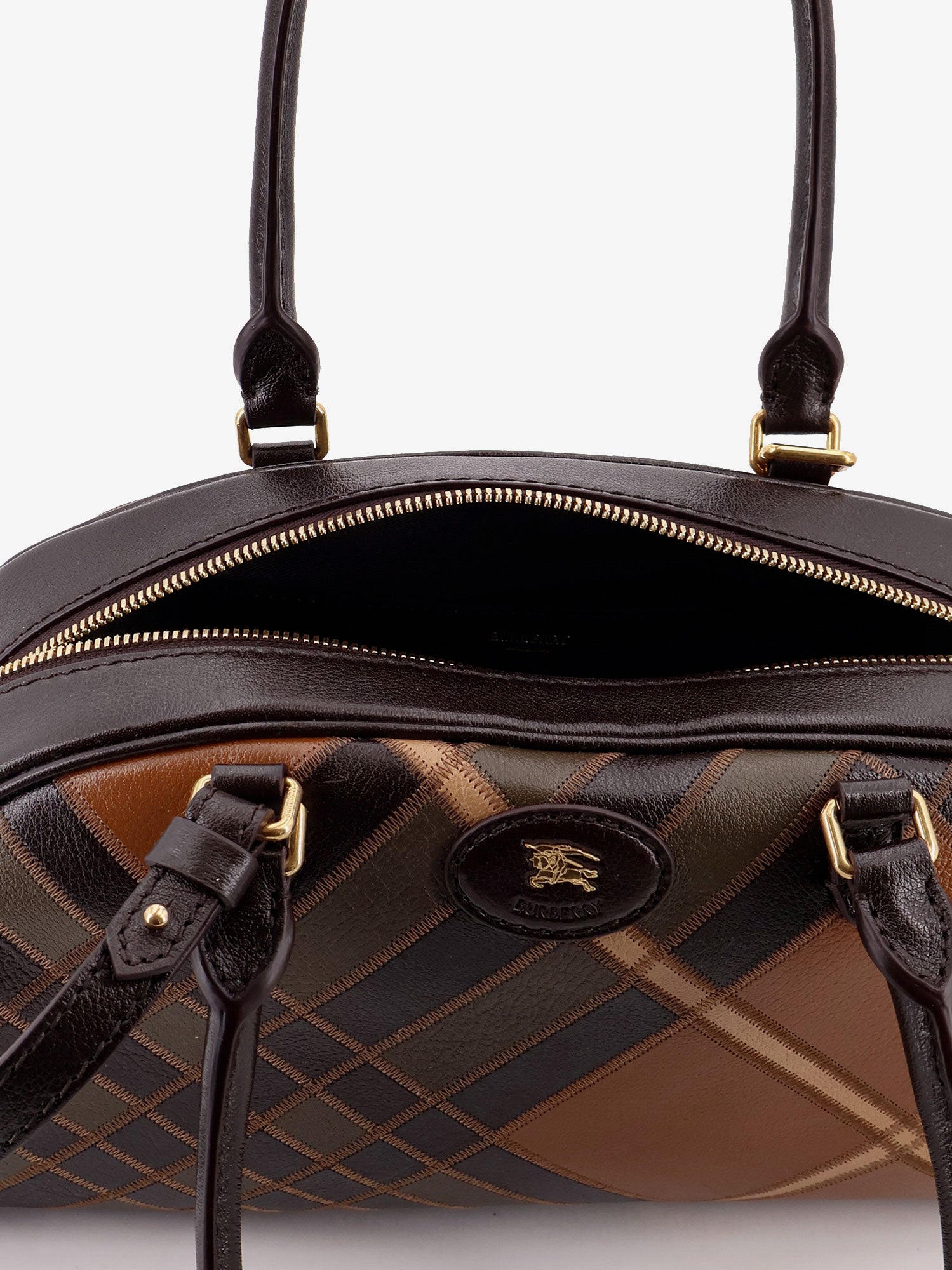 Highlands Bowling Medium leather handbag BURBERRY - Nugnes1920