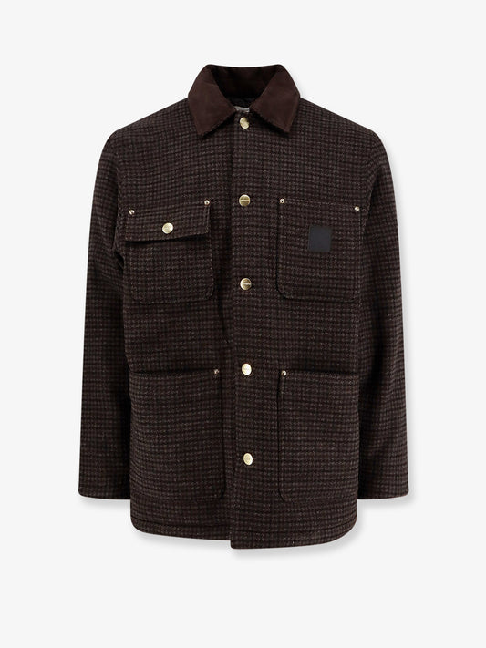 Lowis jacket with houndstooth pattern