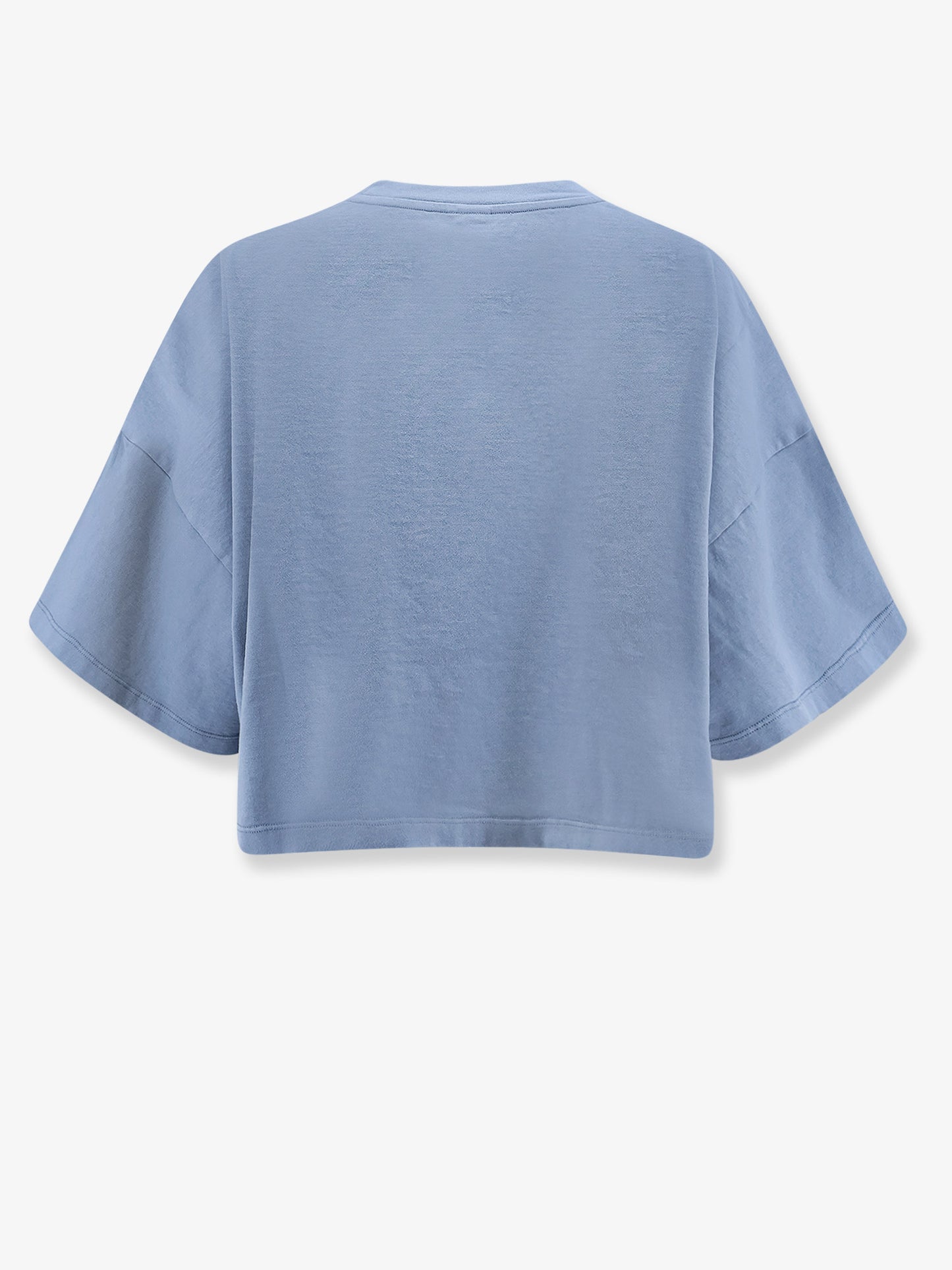 Cropped cotton t-shirt