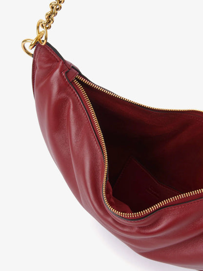 Halfmoon leather shoulder bag thumbnail