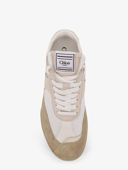 Chloé Kick mesh sneakers with suede and leather inserts thumbnail