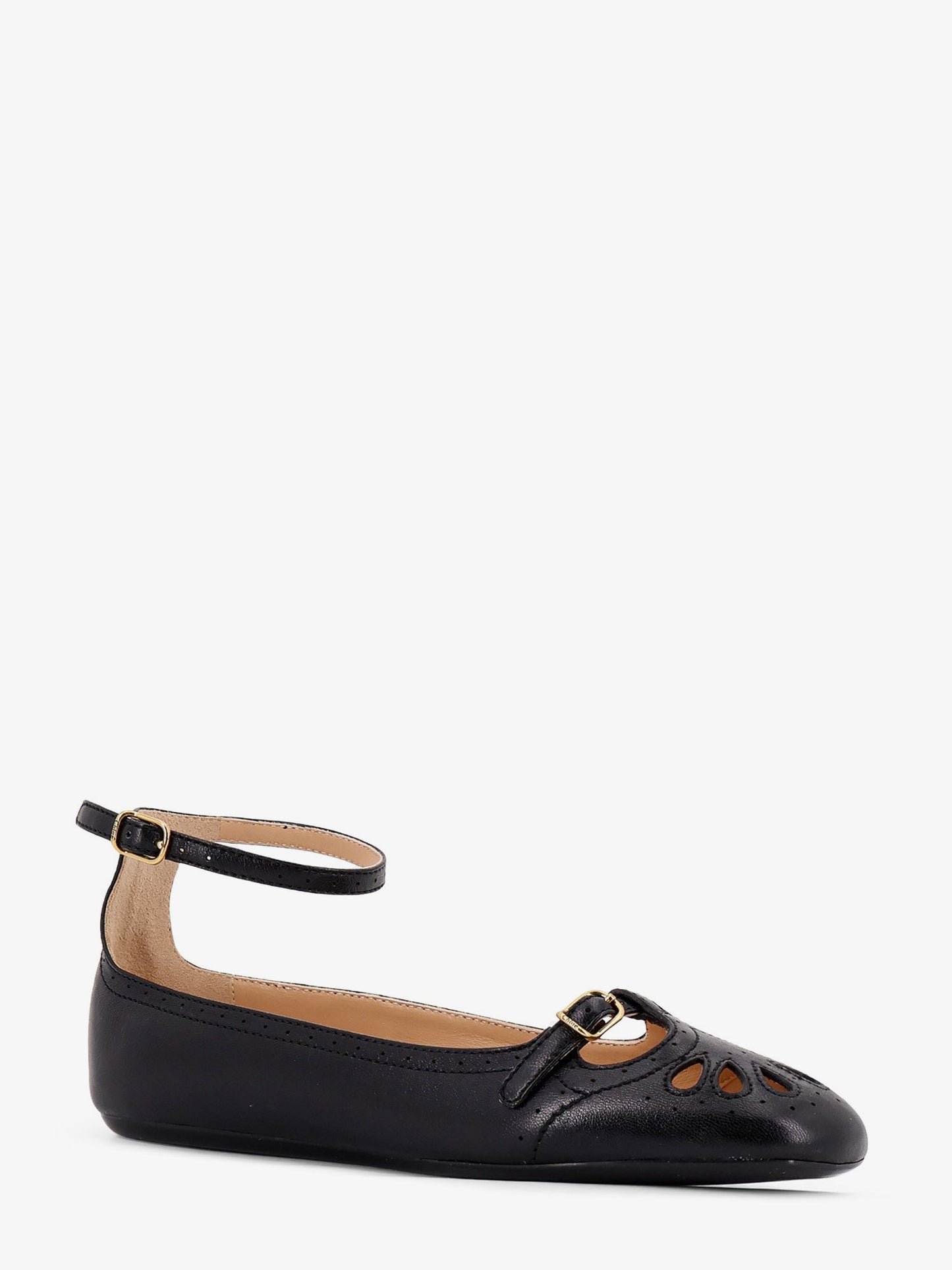 Misty leather ballerinas