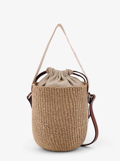 Woody rafia bucket bag thumbnail