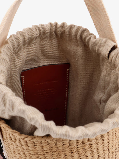 Woody rafia bucket bag thumbnail