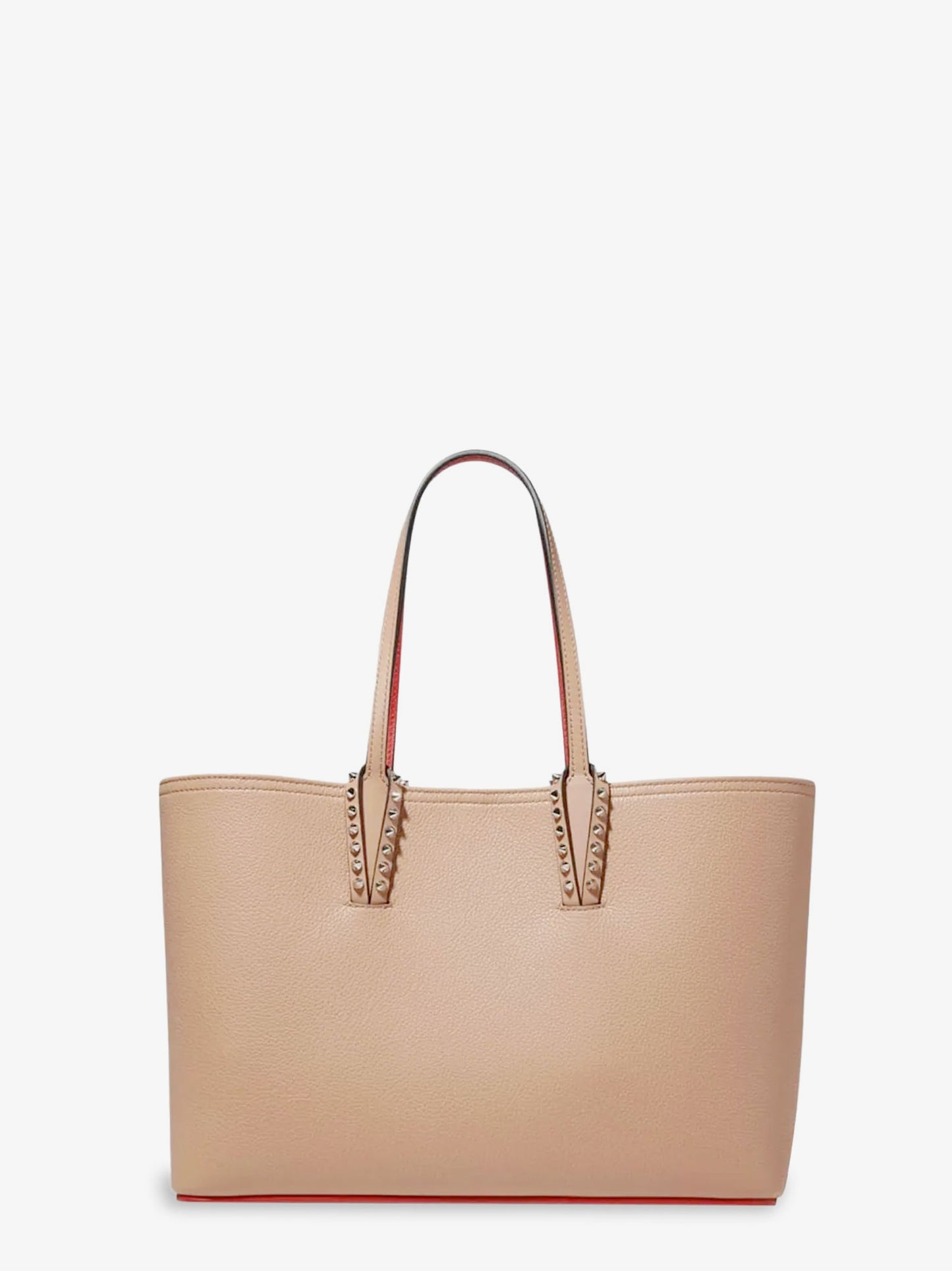 Cabata leather shoulder bag with studs