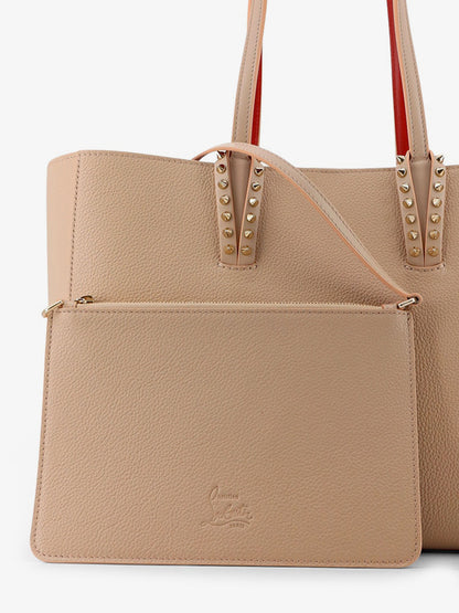 Cabata leather shoulder bag with studs thumbnail