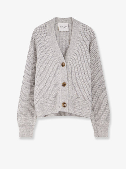 Wool blend cardigan