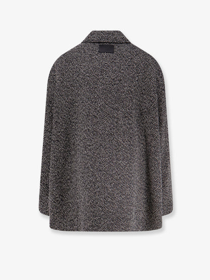 Recycled wool blend short coat thumbnail