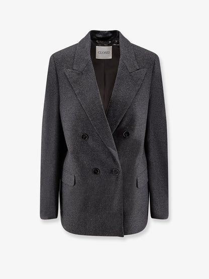 Blazer in misto lana mèlange thumbnail