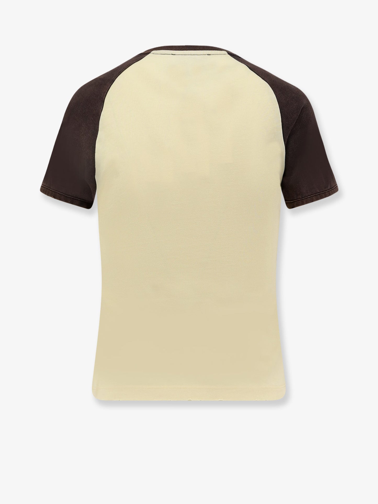 Cotton T-shirt with used effect