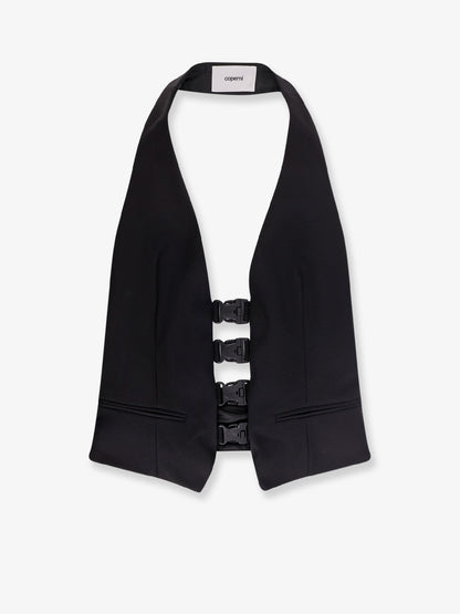 Multi Bukle Waistcoat satin vest thumbnail