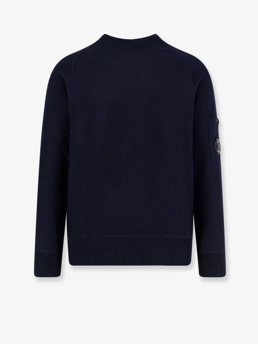 Wool and cotton felted sweater