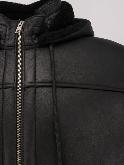Long leather jacket thumbnail