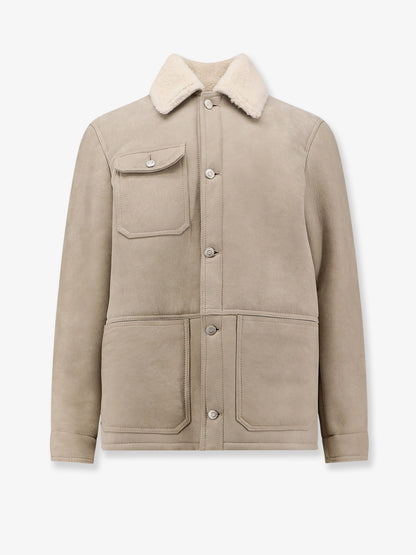 Leather long jacket thumbnail