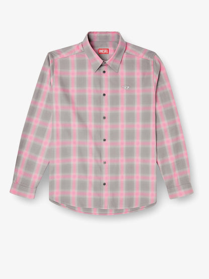 S-Simply Check cotton blend shirt thumbnail