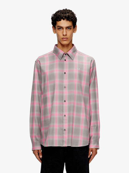 S-Simply Check cotton blend shirt thumbnail