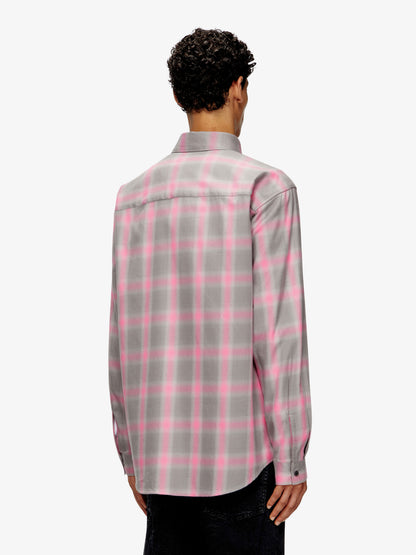 S-Simply Check cotton blend shirt thumbnail