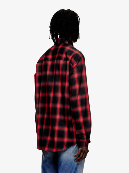 S-Simply Check cotton blend shirt thumbnail