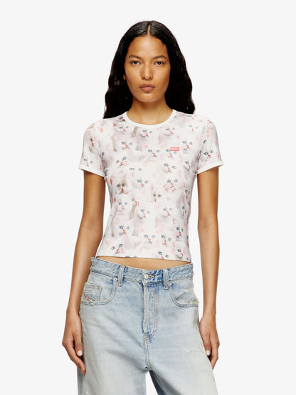 T-Unclau stretch fabric T-shirt thumbnail