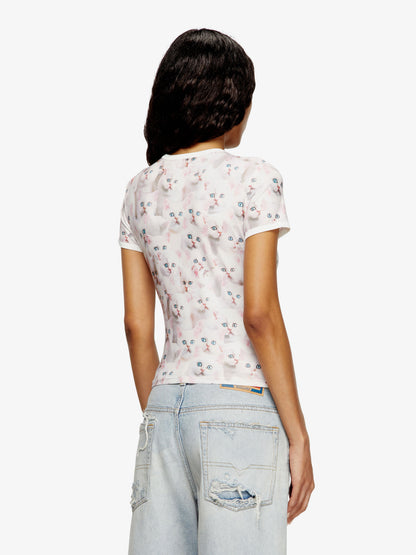 T-Unclau stretch fabric T-shirt thumbnail