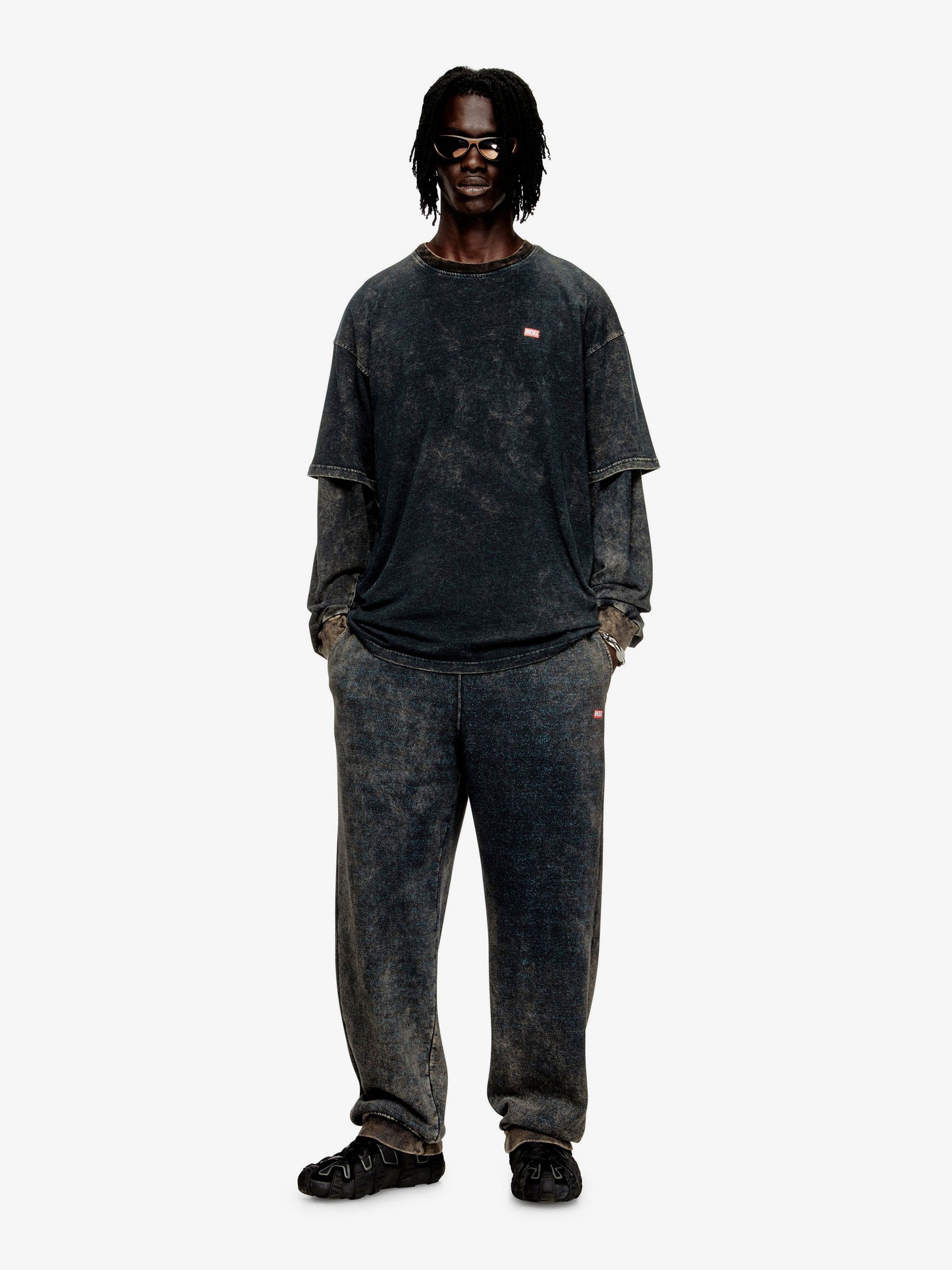 T-shirt T-Boxt-T4 in misto cotone