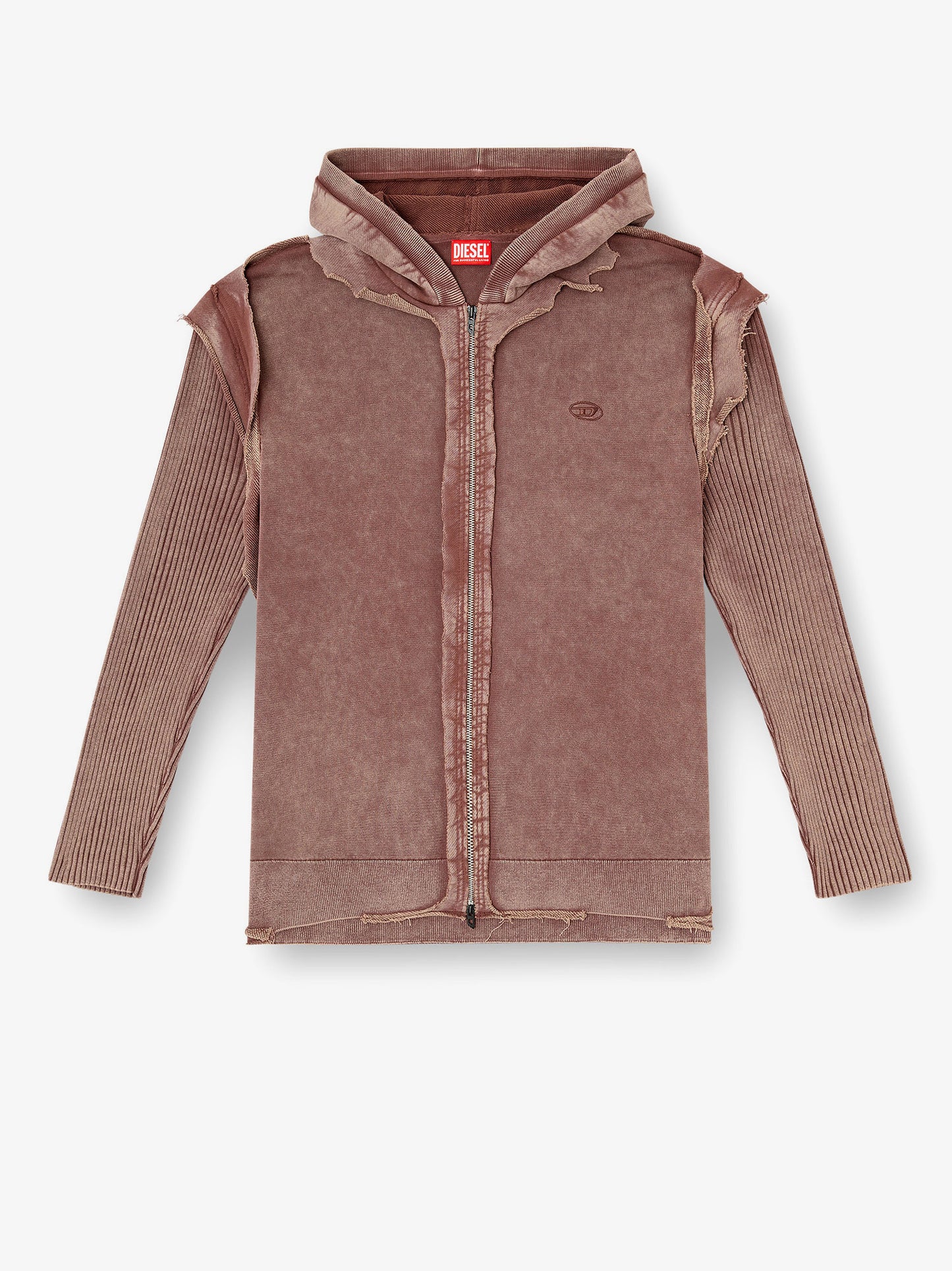 K-Pelto cotton sweatshirt with distressed effect