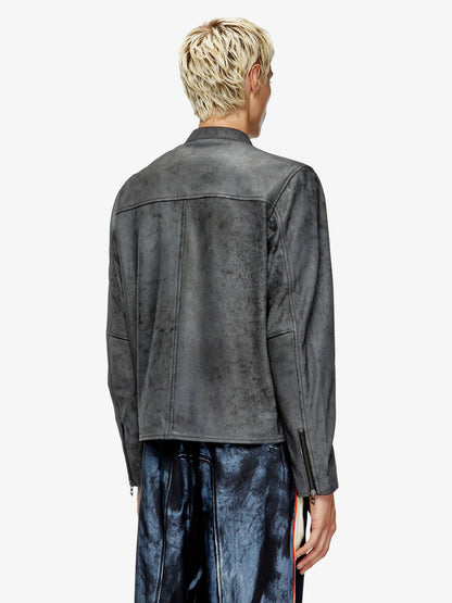 L-Evert-A biker leather jacket thumbnail