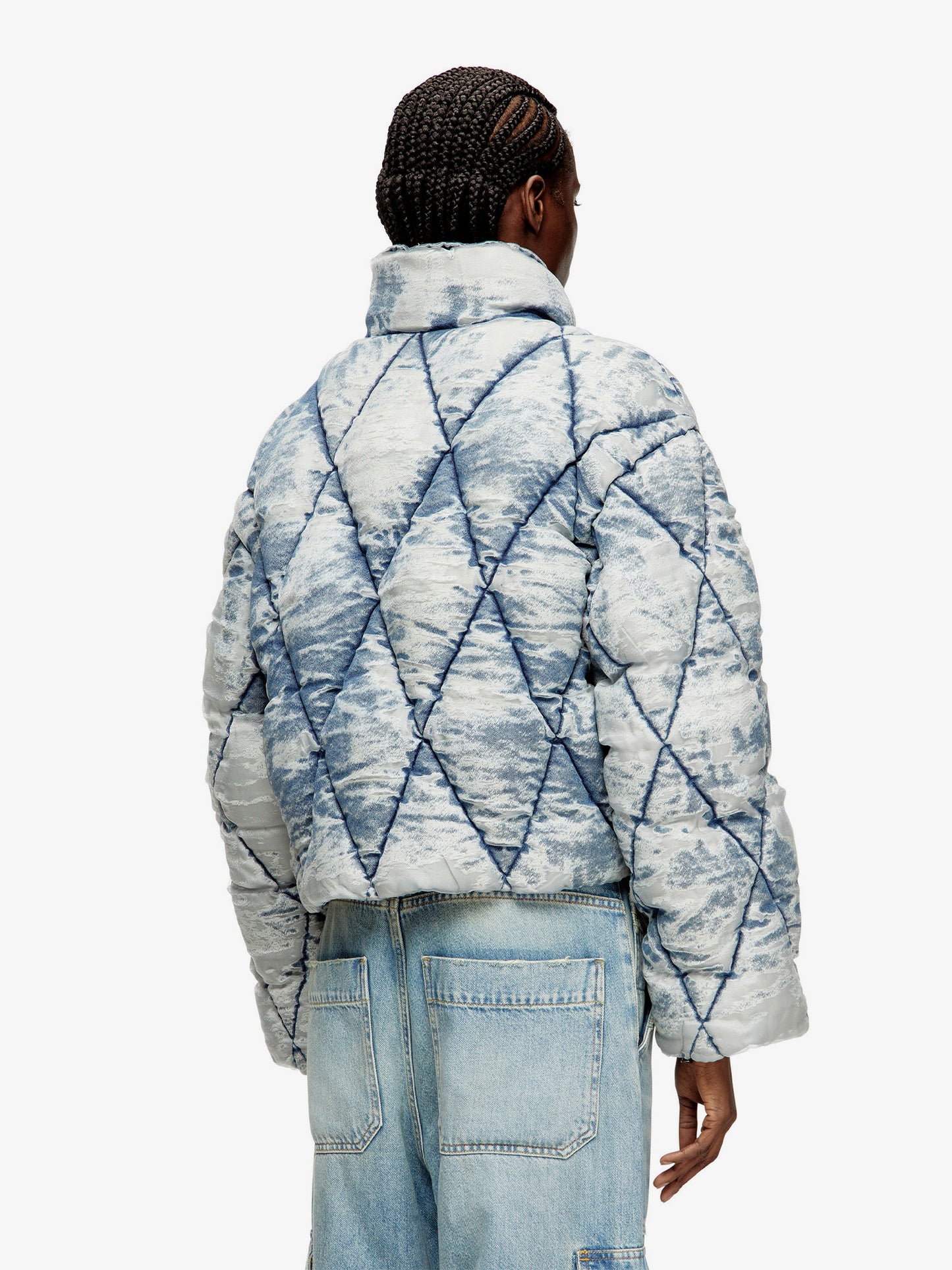 W-Histel denim down jacket