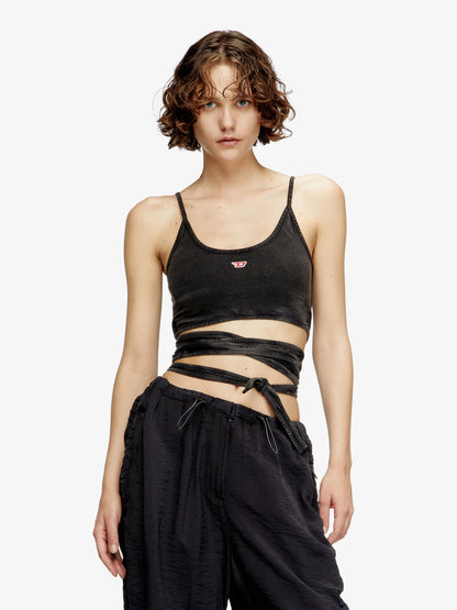 T-Leya stretch cotton top thumbnail