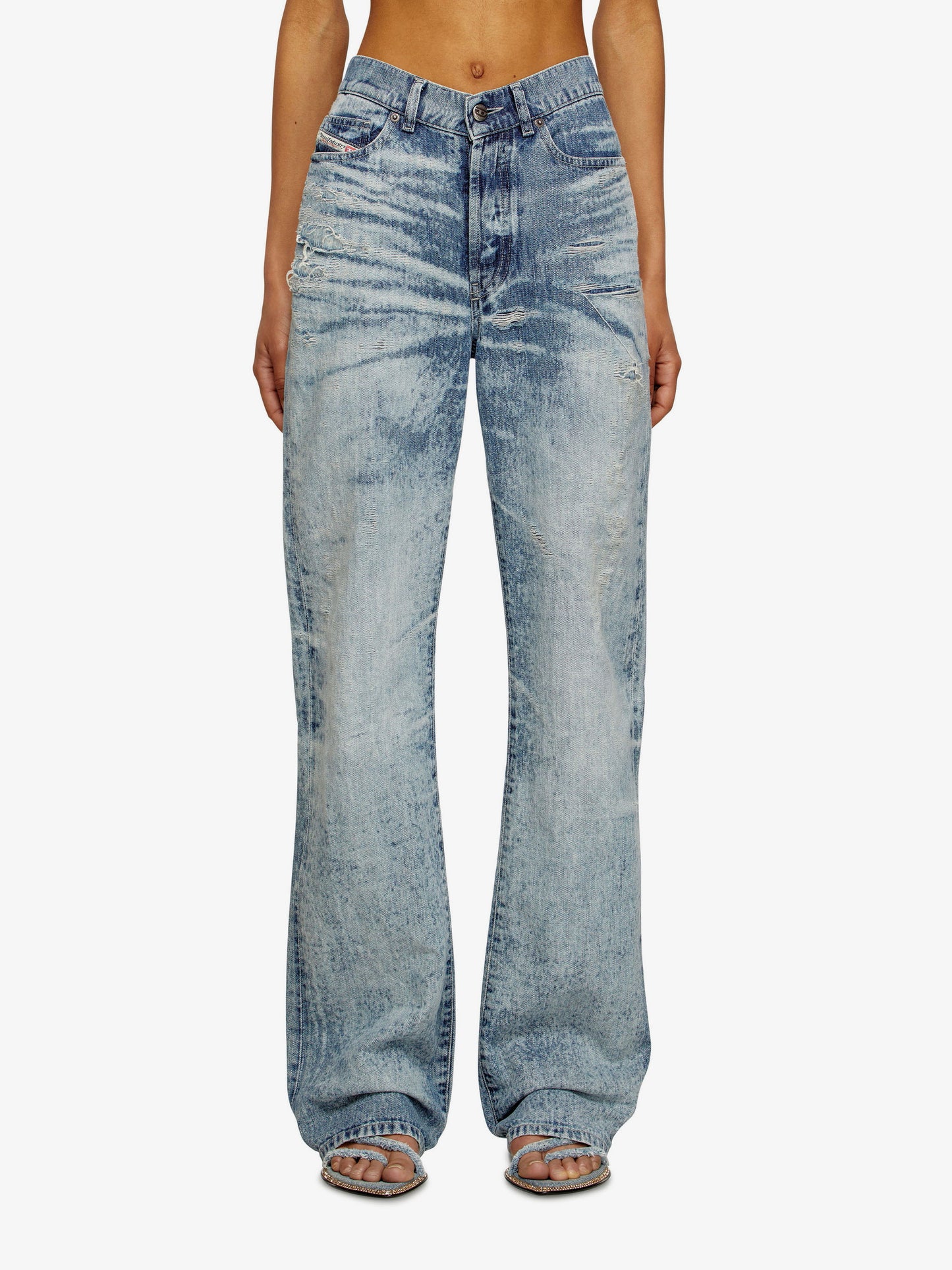 1971 D-Sent jeans with distressed effect